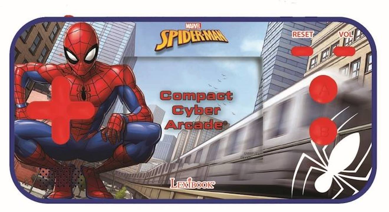 Console Portable Compact Cyber Arcade® Spiderman - Écran 2.5 150 Jeux Dont 10 Spiderman Bleu