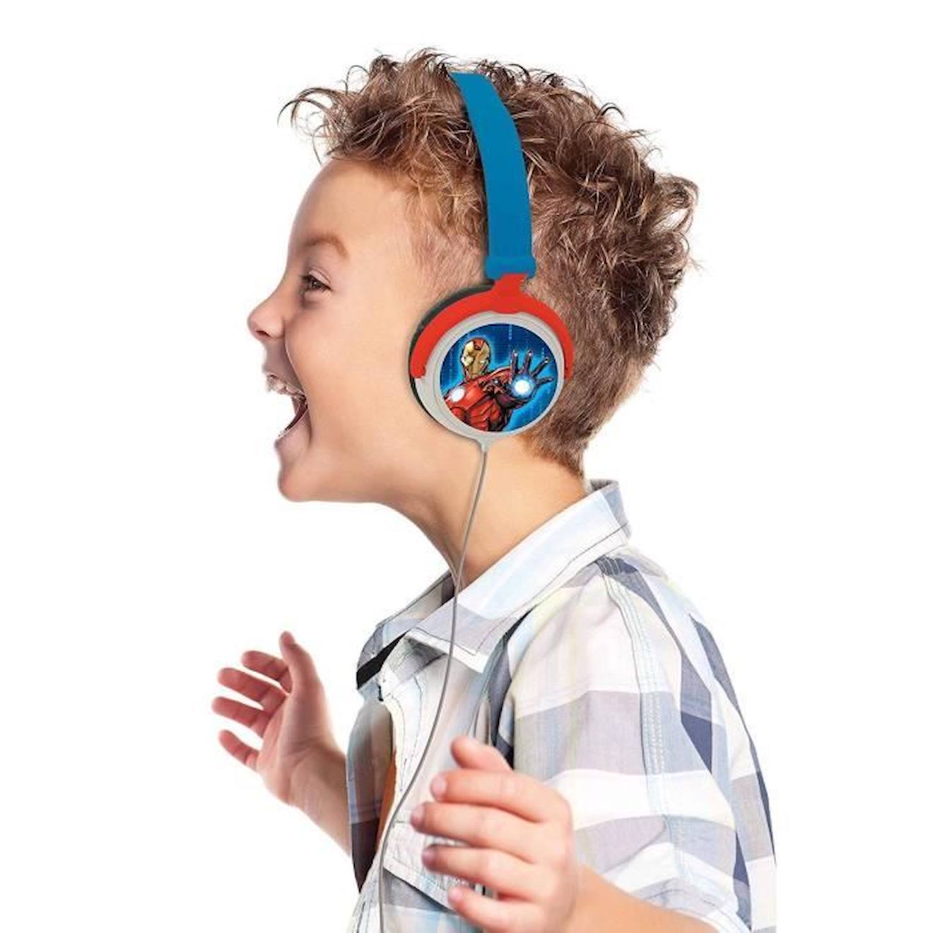 Casque Audio Enfant LEXIBOOK - Avengers - Pliable et Ajustable