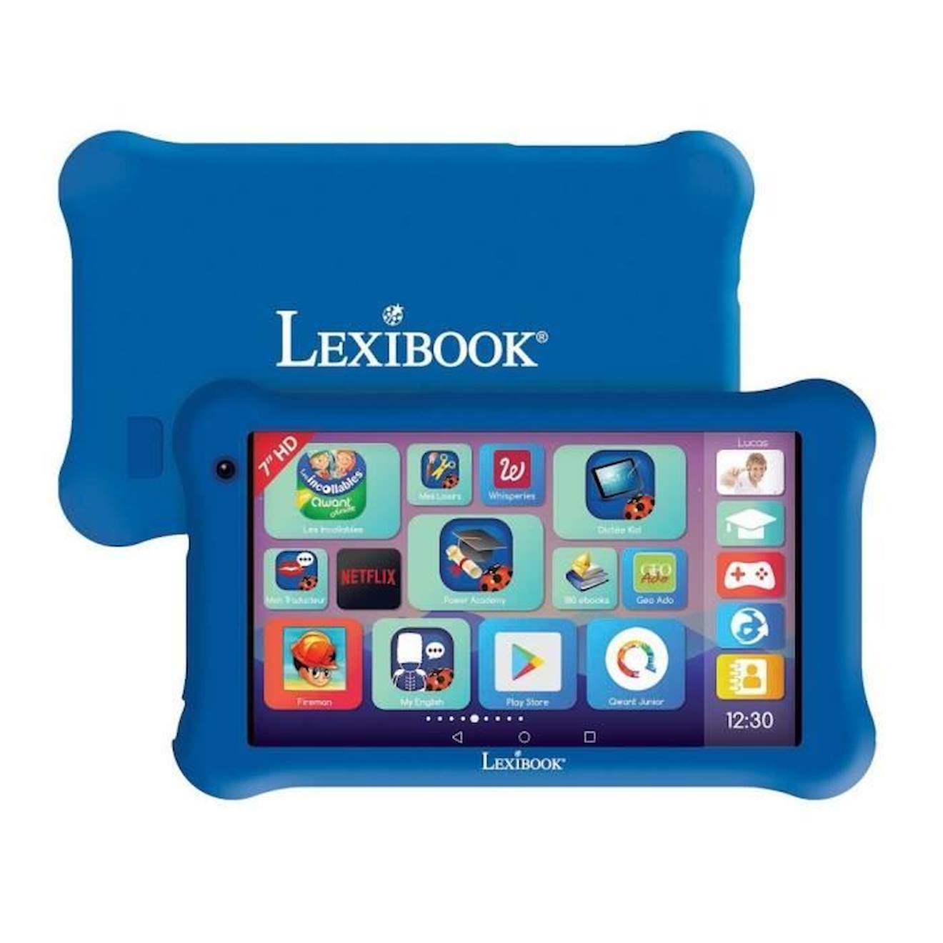 Tablette Lexitab® Master 7 Lexibook - Contenu Éducatif, Interface Personnalisée Et Housse De Protect