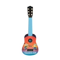 Jouet-Jeux d'imitation-Guitare pour enfant Les Minions - LEXIBOOK - Ma Première Guitare - Hauteur 53 cm - Guide d'apprentissage inclus