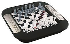 -Jeu d'échecs électronique ChessMan® FX - LEXIBOOK - Noir et argenté - Effets lumineux - 64 niveaux de difficulté