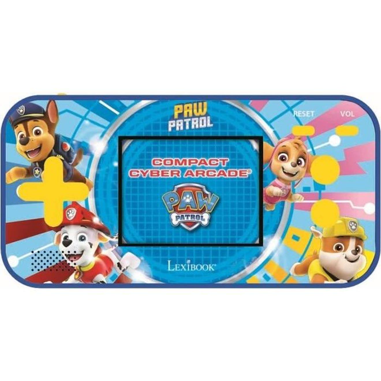 Pat' Patrouille Console De Jeux Portable Enfant Compact Cyber Arcade® Lexibook - 150 Jeux Bleu