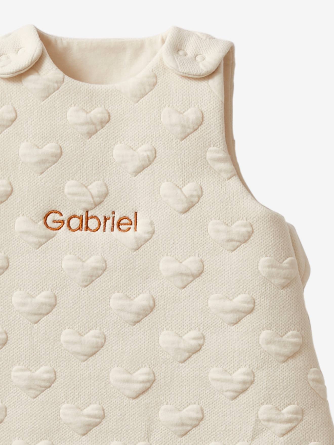 Gigoteuse MOTIF JACQUARD personnalisable beige (Vertbaudet) - Image 2