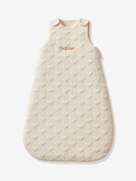 Vertbaudet - Gigoteuse MOTIF JACQUARD personnalisable beige
