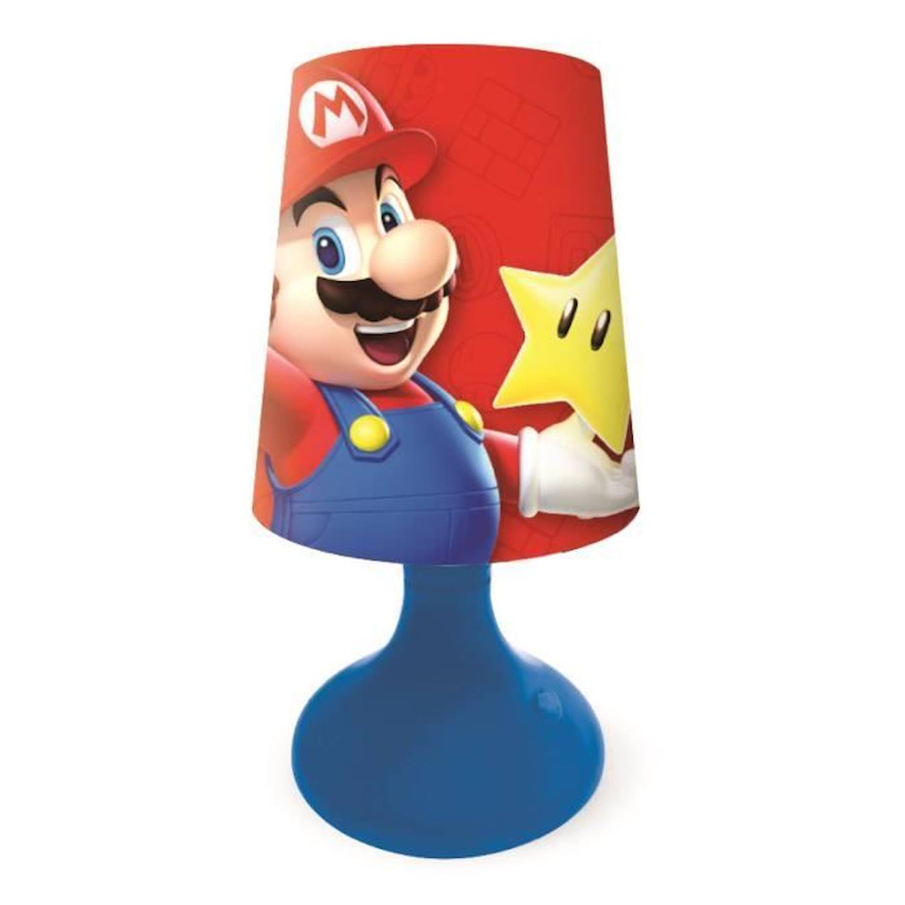 Mini Lampe De Chevet Veilleuse Sans Fil Super Mario Rouge