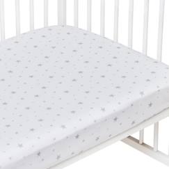 Linge de maison et décoration-Linge de lit bébé-Drap-housse-Drap-housse en coton - STELLA Blanc - 70x140 cm