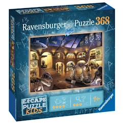 -Escape puzzle Kids - Une nuit au musée - Ravensburger - Puzzle Escape Game 368 pièces - Dès 9 ans
