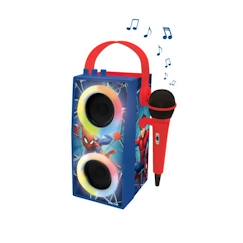 Jouet-Enceinte Tendance Bluetooth® portable avec micro et effets lumineux Spider-Man