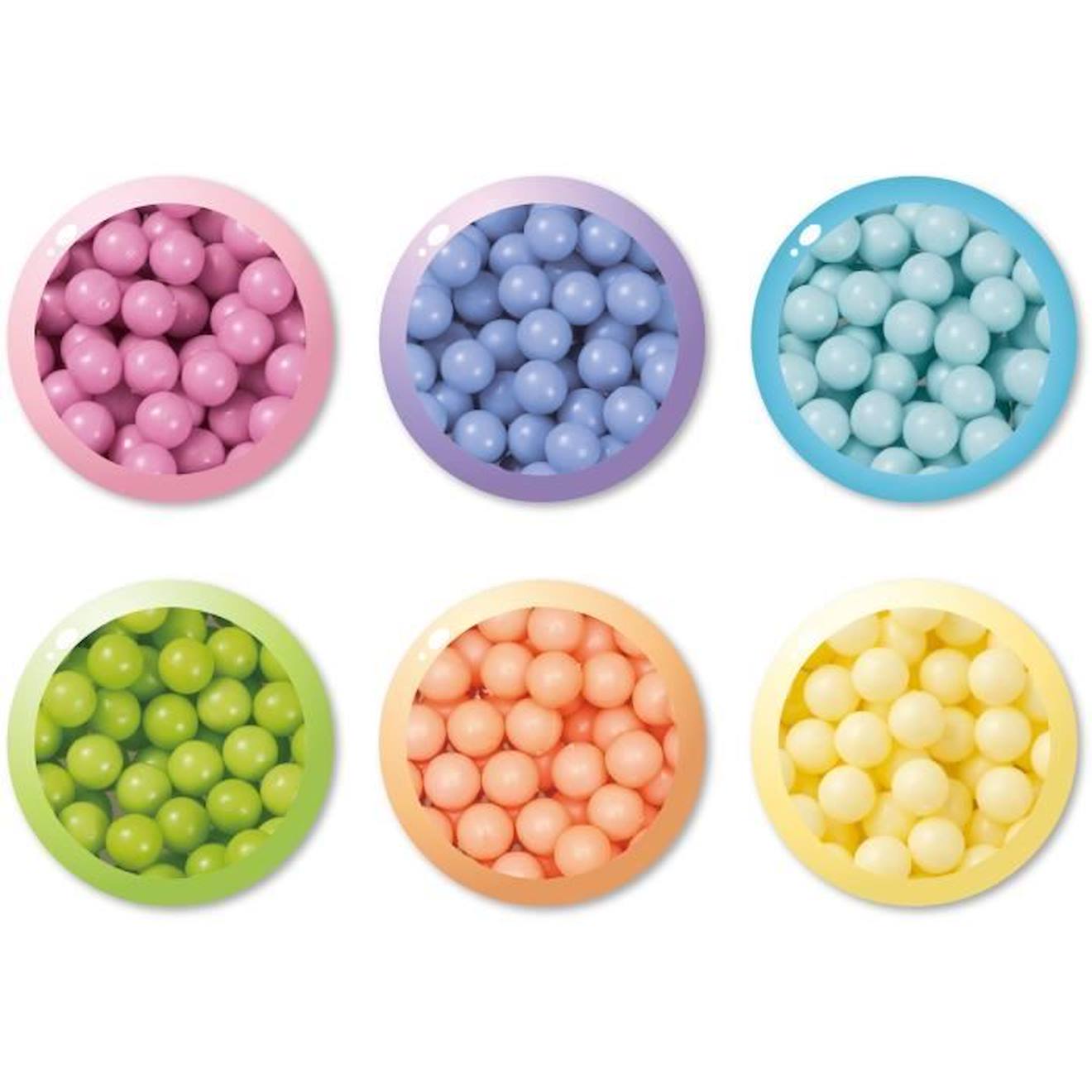 Aquabeads - Recharge pastel de 800 perles pour loisirs créatifs