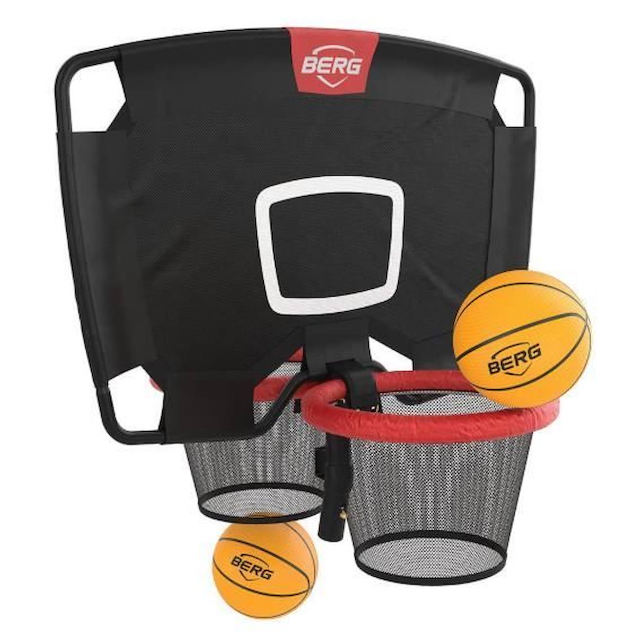 Berg - Basketball Twinhoop Pour Trampolines - Accessoire Pour Trampoline Blanc