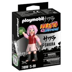 Jouet-PLAYMOBIL - Sakura - Naruto Shippuden - Figurine avec kunai et gant de guérison