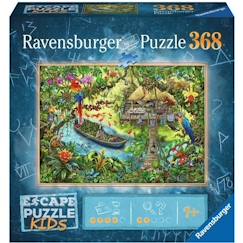 Escape puzzle Kids - Un safari dans la jungle - Ravensburger - Puzzle Escape Game 368 pièces - Dès 9 ans  - vertbaudet enfant