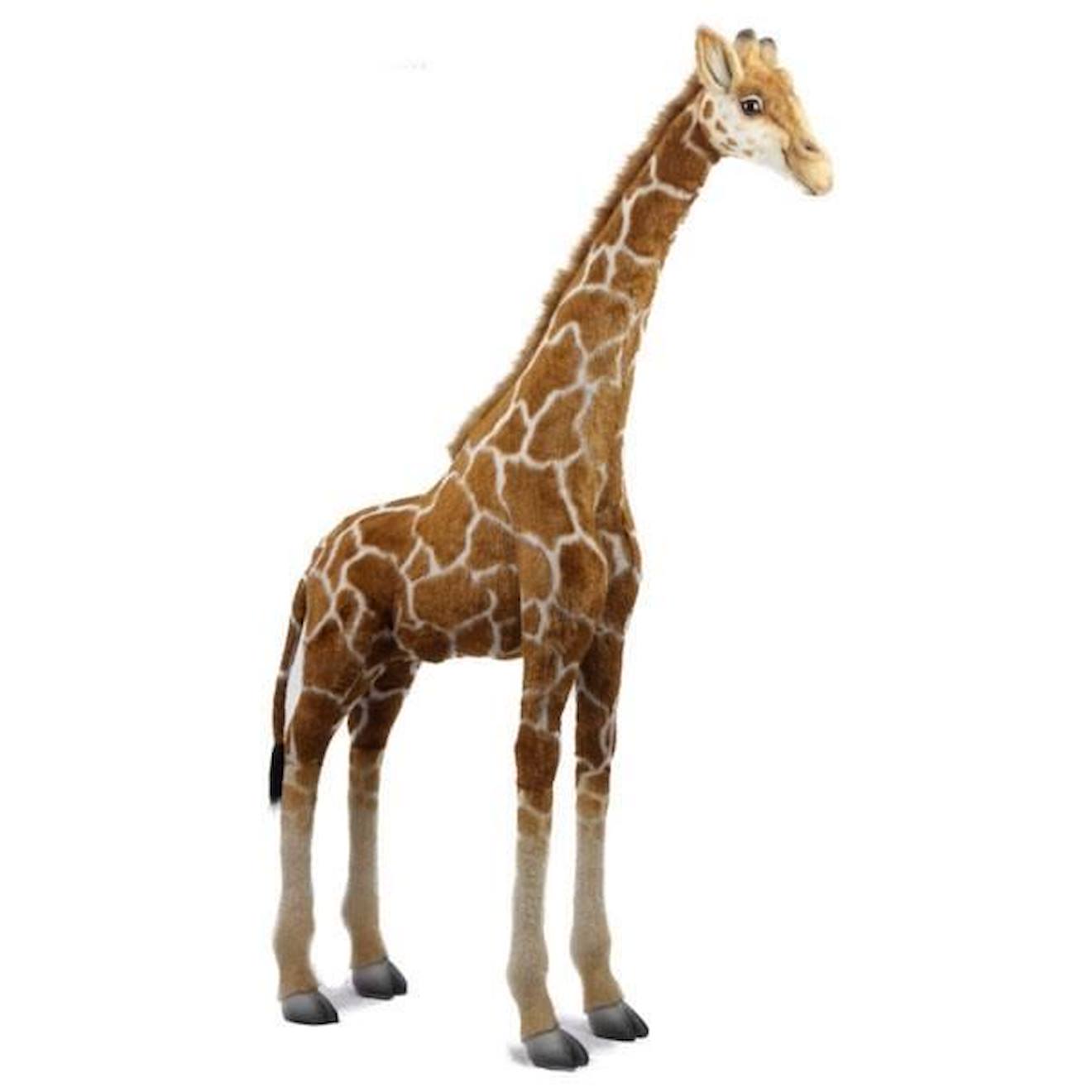 Peluche Girafe - Anima - 130 Cm - Noir - Marron - Enfant - Mixte - Intérieur - Plush Marron