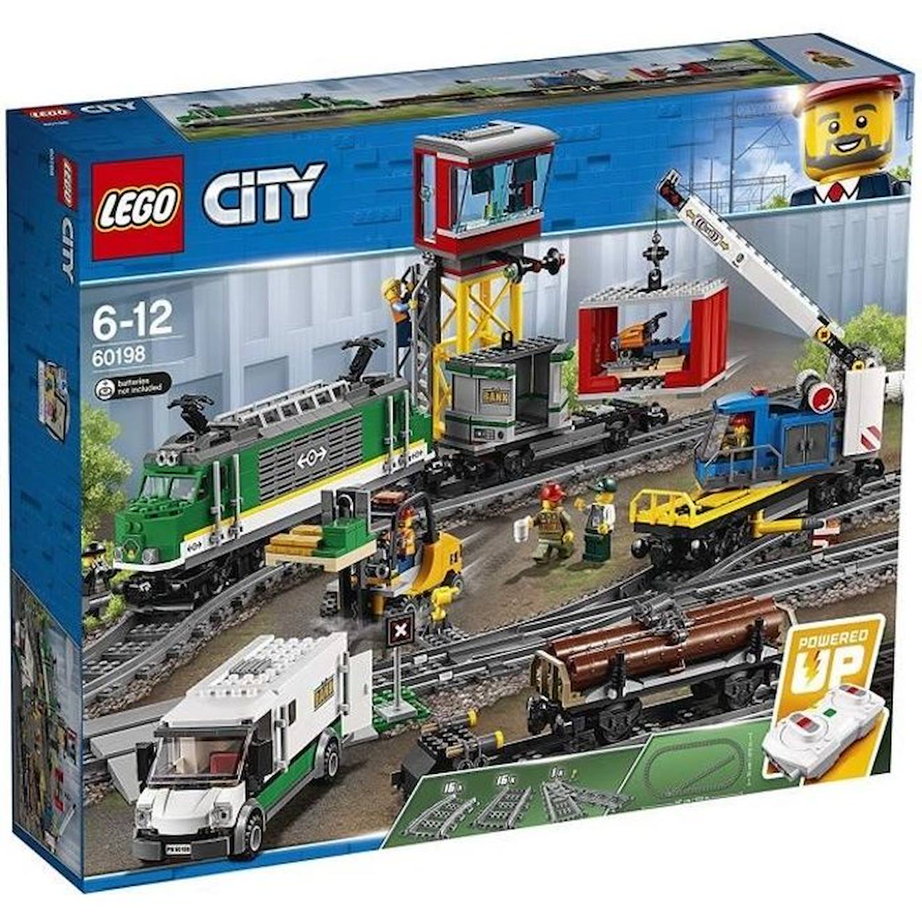 Lego® City 60198 Le Train De Marchandises Télécommandé Gris