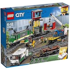 Jouet-Jeux d'imagination-LEGO® City 60198 Le Train de Marchandises Télécommandé