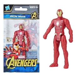 -Figurine Iron Man - HASBRO - Avenger - 9cm - Blanc - Multicolore - Enfant - A partir de 6 ans