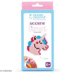 Kit Diamant mosaique Licorne - Graine Creative - Pour Enfant à partir de 5 ans - Orange et Rose  - vertbaudet enfant