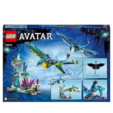 LEGO® Avatar 75572 Le Premier Vol en Banshee de Jake & Neytiri, Jouet Pandora, avec Animaux VERT 6 - vertbaudet enfant 