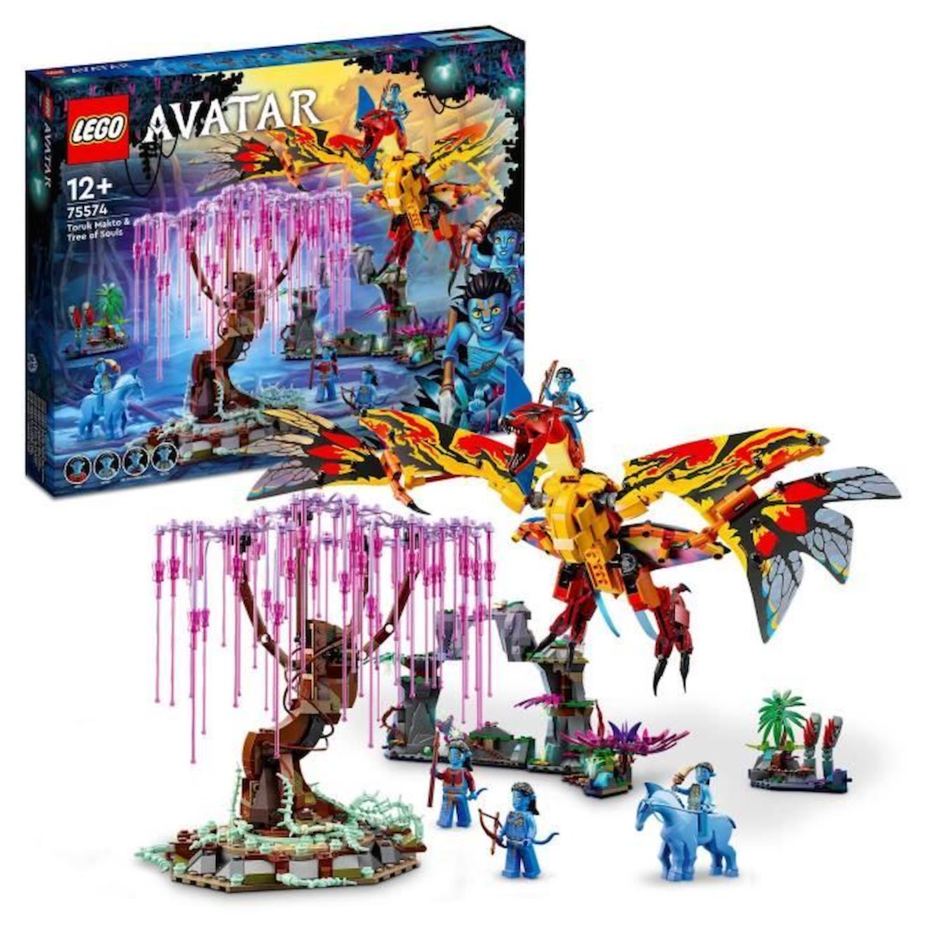 Lego® Avatar 75574 Toruk Makto Et L’arbre Des Âmes, Jouet, Minifigurine Jake Sully, Film 2022 Violet