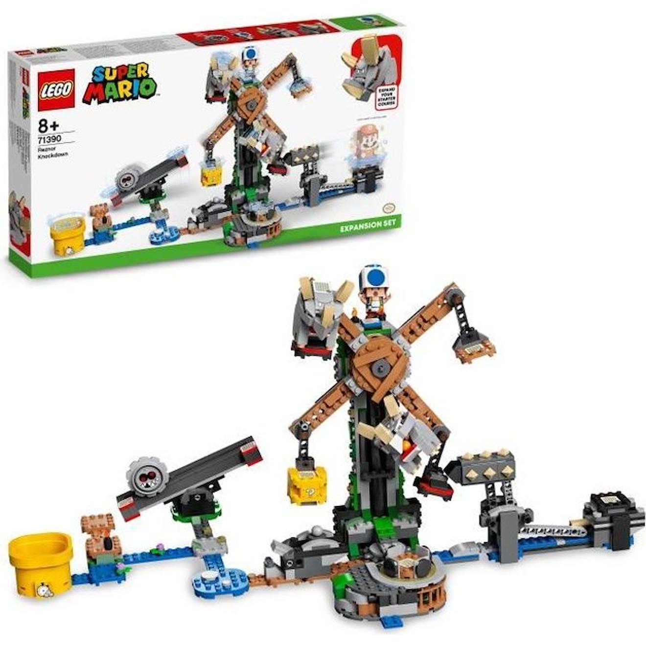 LEGO® 71390 Super Mario Ensemble d'extension La destruction des Reznors  Jouet enfant 6 ans gris - Lego