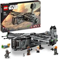 -LEGO 75323 Star Wars Le Justifier, Jouet Vaisseau Spatial, avec Figurine de Droïde, 4 Figurines, The Bad Batch, Enfants 9 Ans
