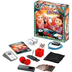 Jouet-Jeux de société-Jeux de mémoire et d'observation-Jeu de magie - Buki - Le Petit Magicien - 20 tours de magie - Accessoires inclus