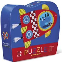 Jouet-Jeux éducatifs-Puzzles-Puzzle Mini 12 pièces Navette Spatiale - Crocodile Creek - Science et espace - Enfant - Garantie 2 ans