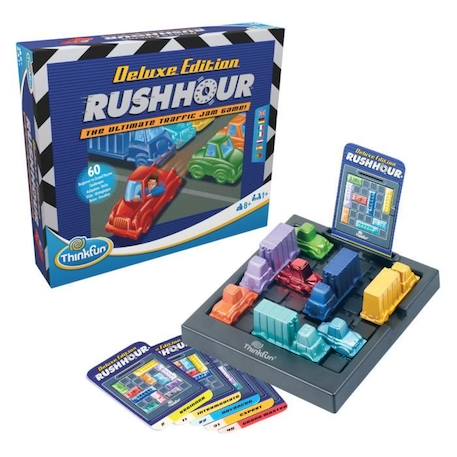 Rush Hour Deluxe - Ravensburger - Casse-tête Think Fun - 60 défis 5 niveaux - Dès 8 ans BLEU 2 - vertbaudet enfant 