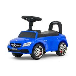Jouet-Premier âge-Bascules, chariots de marche, trotteurs et porteurs-Porteur pour bébé Milly Mally Mercedes AMG C63 Coupe S Bleu - 18 mois à 3 ans - 4 roues