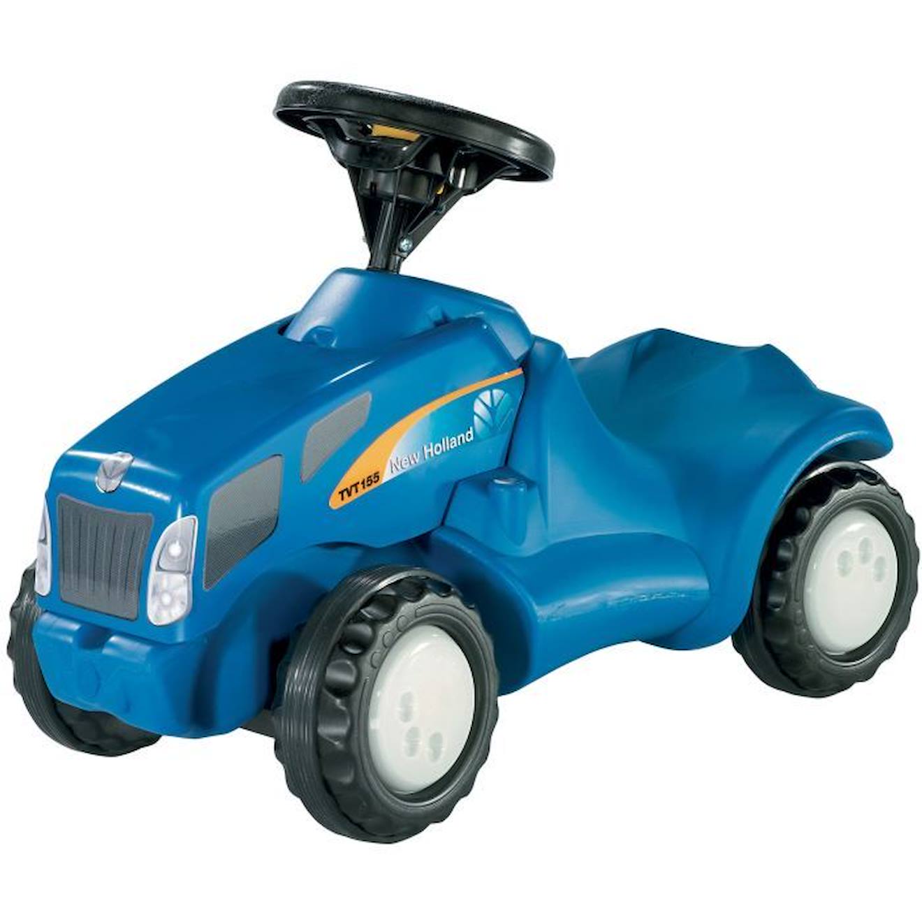 Porteur Rolly Toys New Holland T6010 - Pour Enfant De 18 Mois À 2 Ans - Bleu Bleu