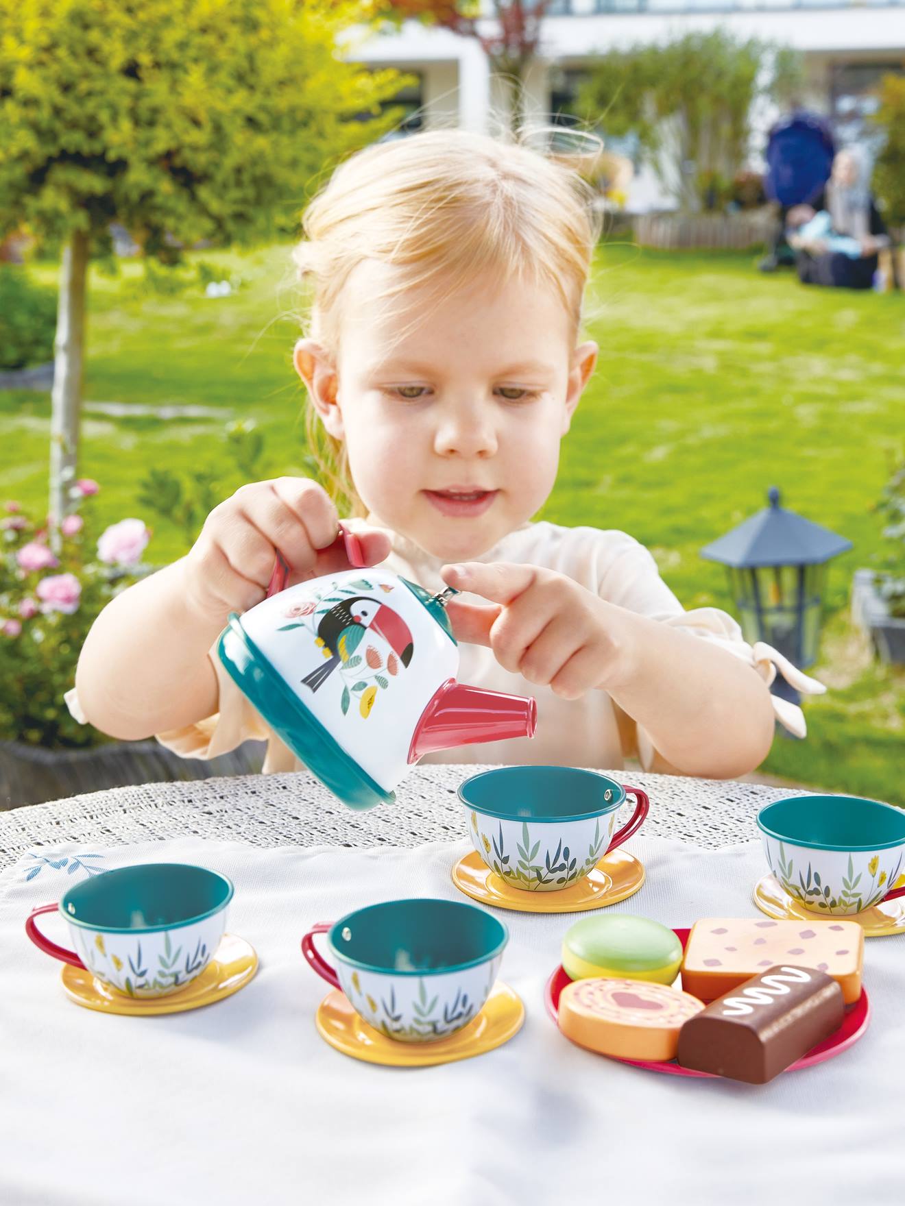 Coffret service à thé HAPE bleu