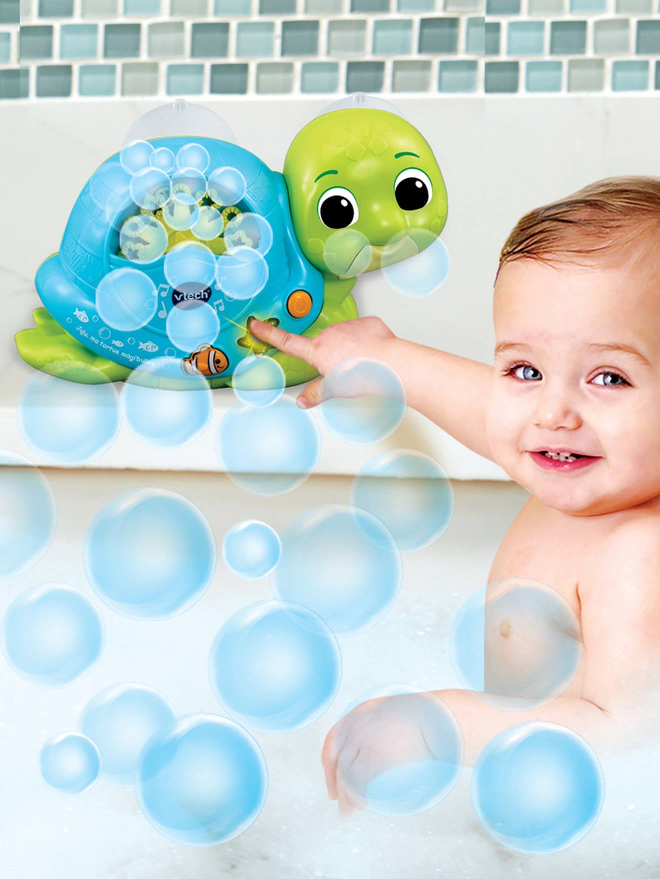 Juju, ma tortue magi bulles - vert