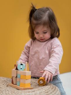 Blocs animaux à empiler en bois - TRIXIE  - vertbaudet enfant