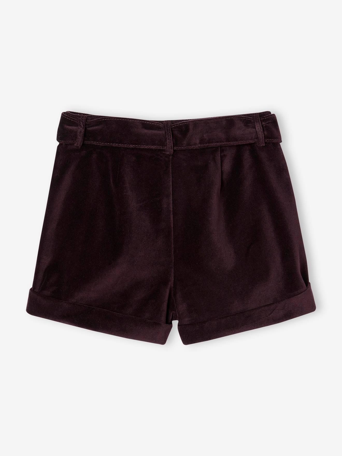 Vertbaudet Short En Gaze De Coton Style "paperbag" Fille