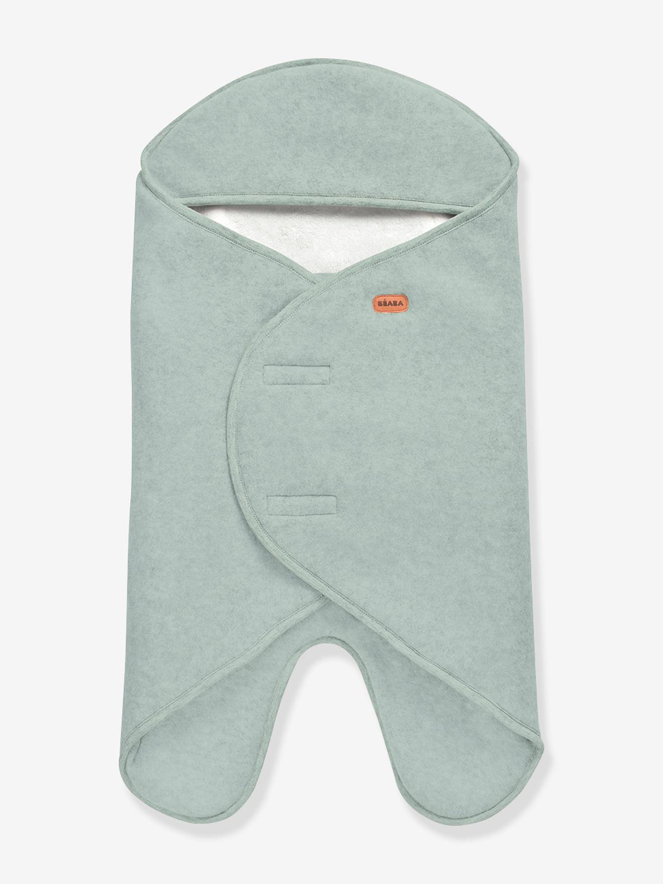 Couverture Babynomade double polaire vert sauge