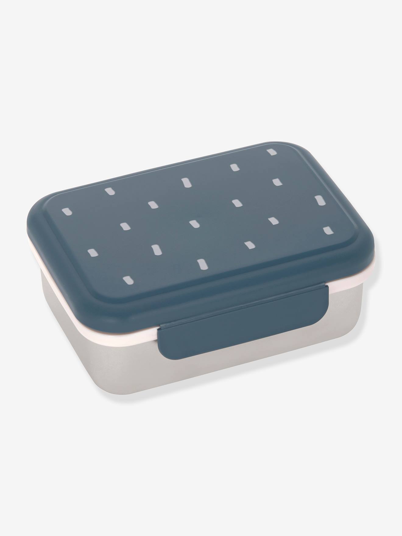 Boîte À Goûter Lässig En Inox Happy Prints Bleu Nuit