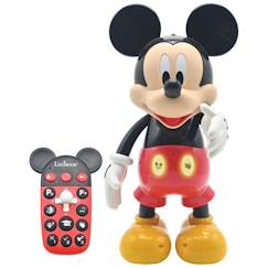 Jouet-Jeux d'imagination-Figurines, mini mondes, héros et animaux-Robot Mickey interactif et éducatif avec sons et effets lumineux – Anglais/Français