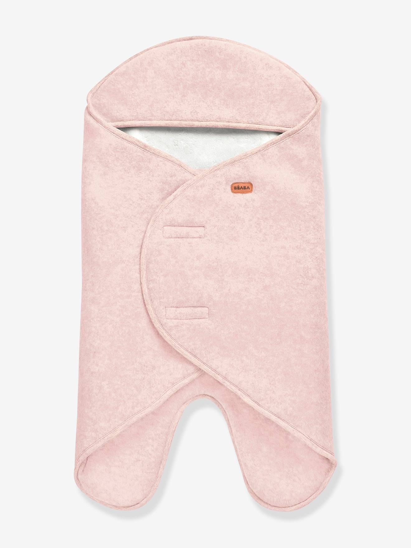 Couverture Babynomade double polaire dusty rose