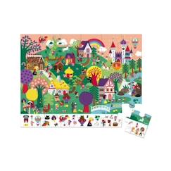 -Puzzle observation les contes 24 pièces - JURATOYS - J02646 - Animaux - Enfant - 3 ans