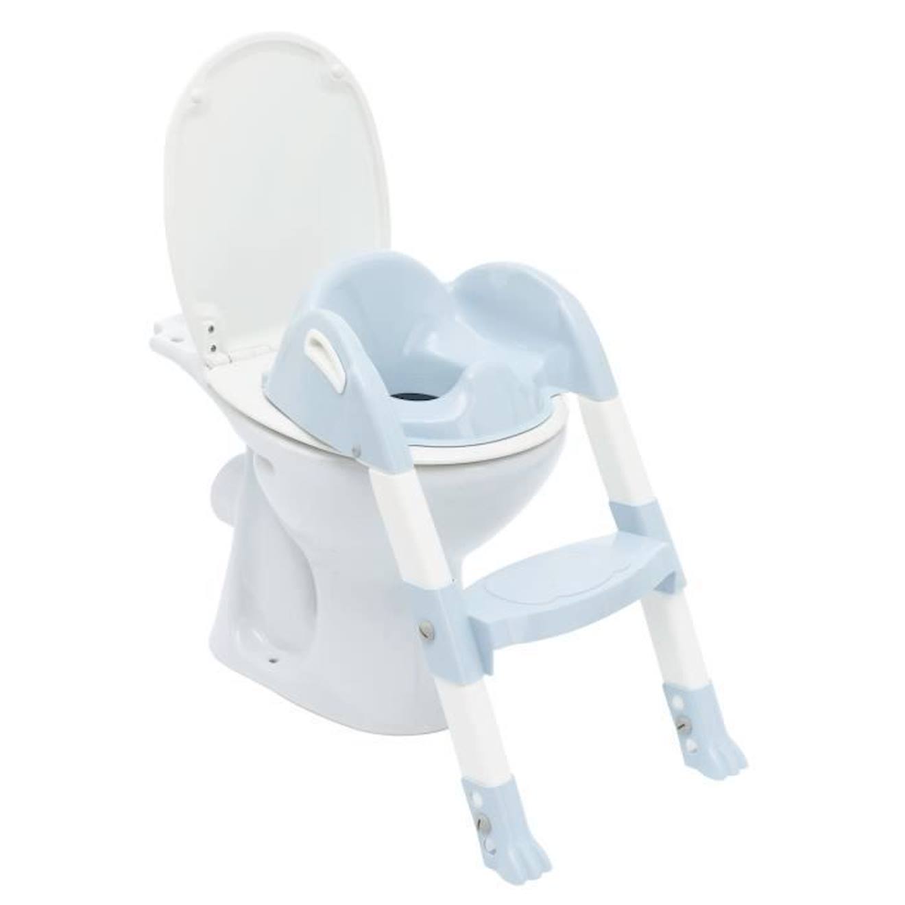 Réducteur de toilettes blanc/bleu Vertbaudet