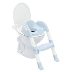Puériculture-Toilette de bébé-Propreté et change-THERMOBABY Reducteur de wc kiddyloo® - Fleur bleue