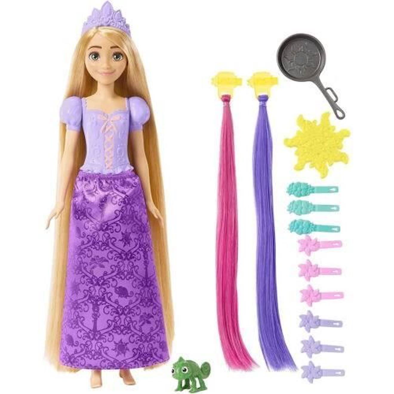 Princesse Disney - Raiponce Chevelure Fabuleuse - Poupées Mannequins - 3 Ans Et + Violet