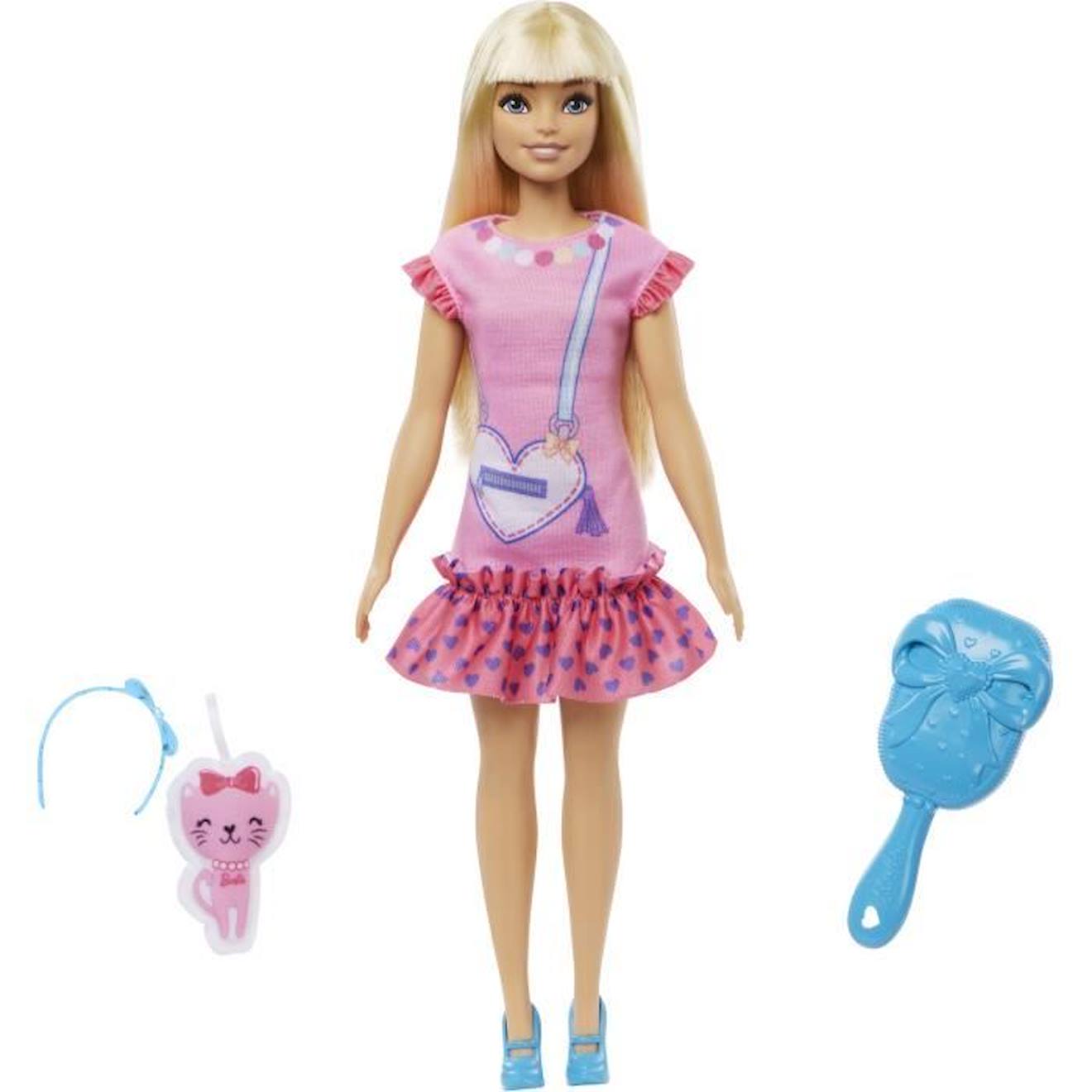 Barbie - Ma Première Barbie Blonde - Poupée - 3 Ans Et + blanc - Barbie