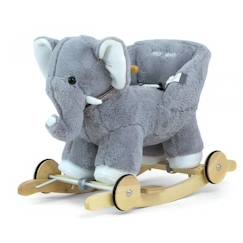 -Milly Mally - Elephant à bascule Gris - Mixte - 18 mois - Enfant - Oreilles interactives