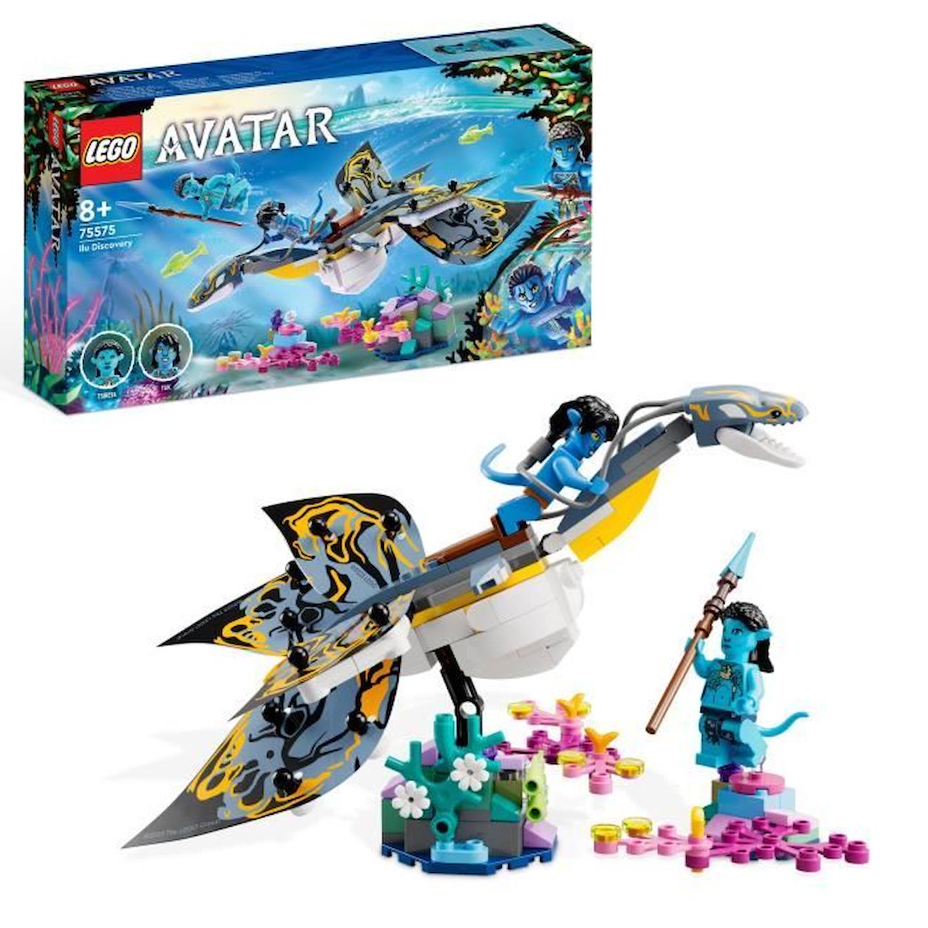 Lego® Avatar 75575 La Découverte De L’ilu, Jouet, Avec Minifigurines, La Voie De L'eau Blanc