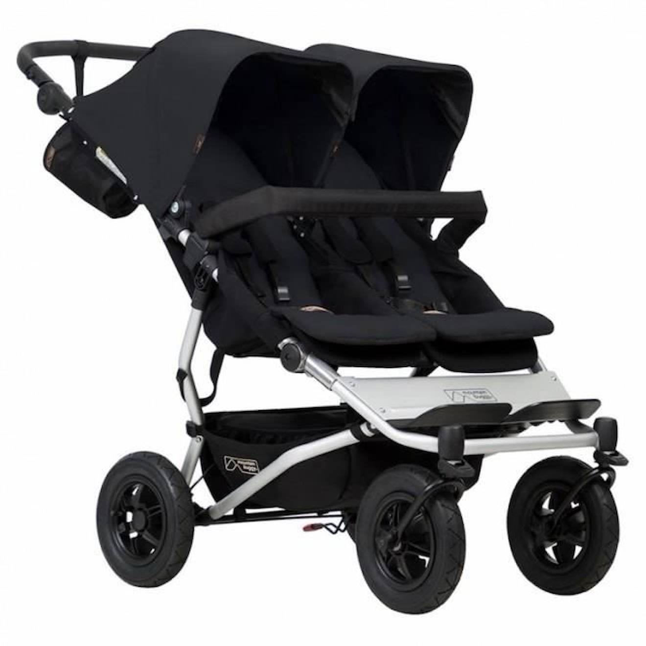 Poussette Double Mountain Buggy Duet V3.2 - Black - Poussette Doubles