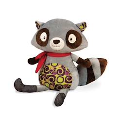 Jouet-Peluche interactive - B.Toys - Raton Laveur parleur - Rouge - Mixte - Gris