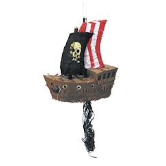 Linge de maison et décoration-Décoration-Piñata à remplir - Bâteau de pirate