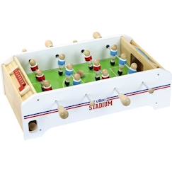 Jouet-Jeux d'arcade-Babyfoot de table Vilac Stadium - VILAC - 12 joueurs - 3 balles en liège - Bleu