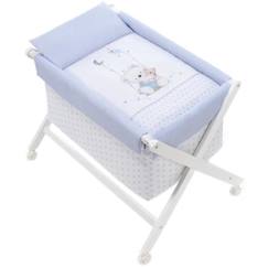 Puériculture-Interbaby - Berceau Teddy Bear junior 90 x 72 cm bois/coton blanc